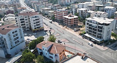 Bursa Kestel'de Eğitim Caddesi baştan sona yenilendi