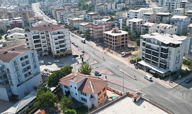 Bursa Kestel'de Eğitim Caddesi baştan sona yenilendi