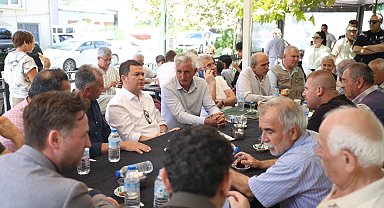 Bursa Osmangazi'de Başkan Aydın sorunları yerinde dinliyor