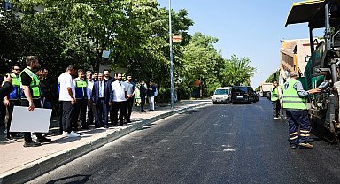 Bursa Panayır'ın altyapı ve yollarına Büyükşehir eli