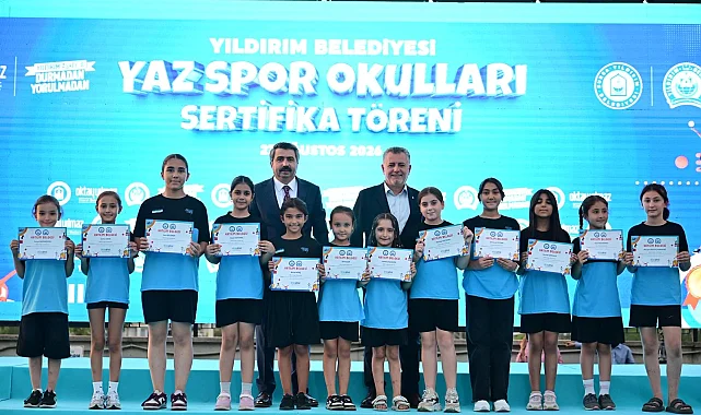 Bursa Yıldırım'da 16 branşta 36 bin 818 çocuğa spor imkanı