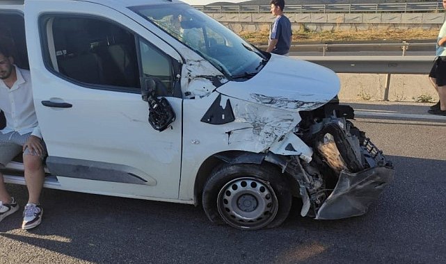 Bursa'da 5 araçlı zincirleme kaza: 1 yaralı