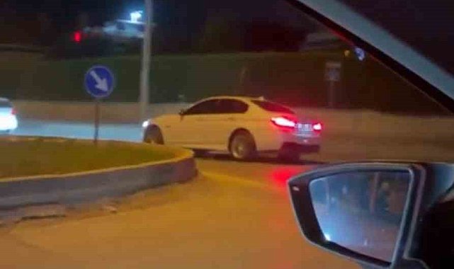 Bursa'da drift atan sürücüye ceza yağdı