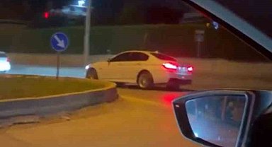 Bursa'da drift atan sürücüye ceza yağdı