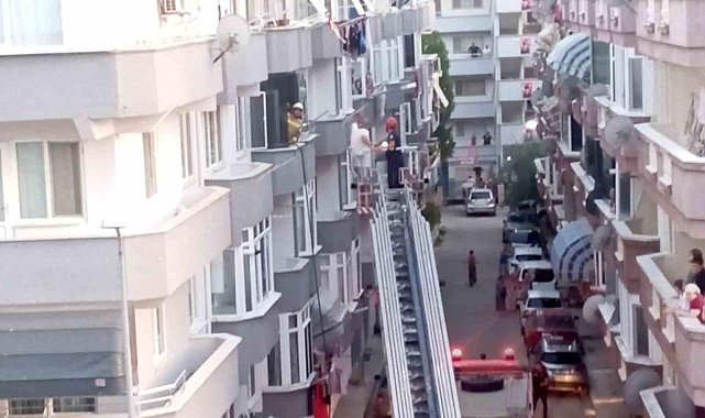 Bursa'da korkutan ev yangını