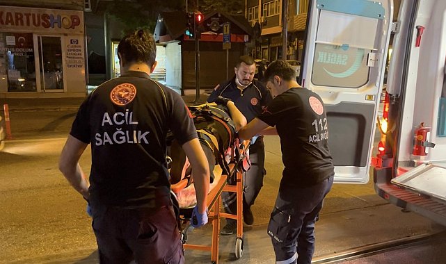 Bursa'da motosiklet devrildi: Kadın sürücü yaralandı