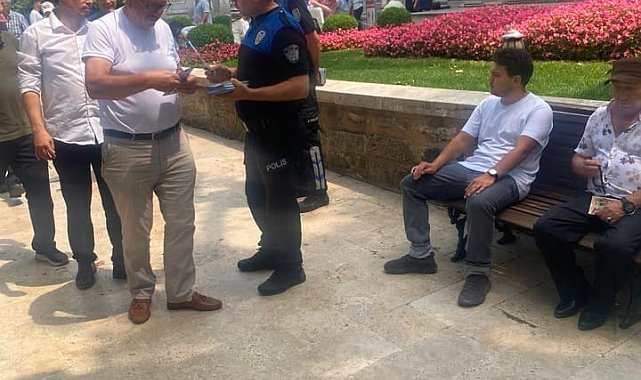 Bursa'da polisten vatandaşlara güvenlik bilgilendirmesi