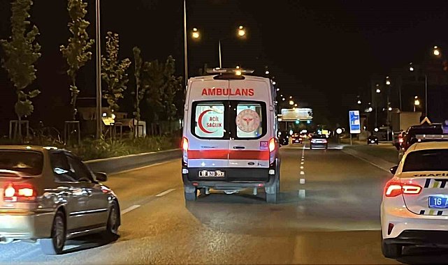 Bursa'da ters yöne giren otomobil kazaya karıştı: 7 yaralı
