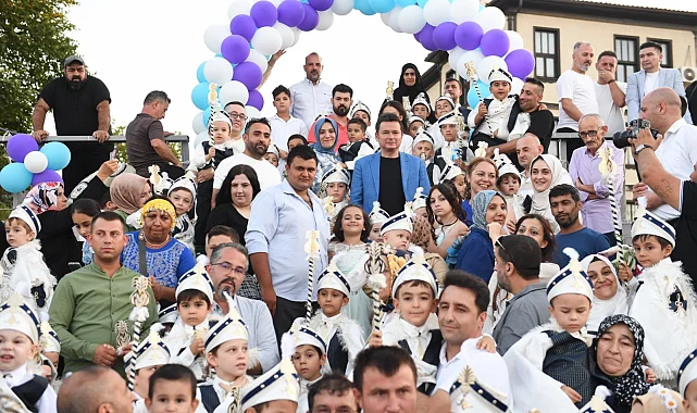 Bursa'da 40 mahalleden 200 çocuk sünnet şöleninde buluşuyor