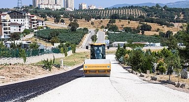 Bursa'da mezarlık yolları yenileniyor