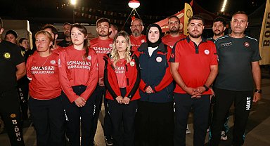 Bursa'da Osmangazi Belediyesi Marmara Depremini unutmadı