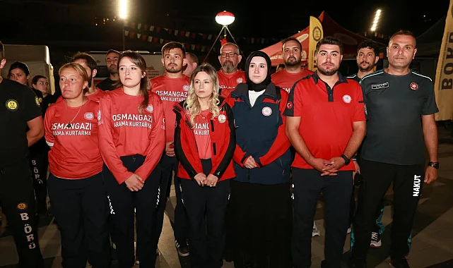Bursa'da Osmangazi Belediyesi Marmara Depremini unutmadı