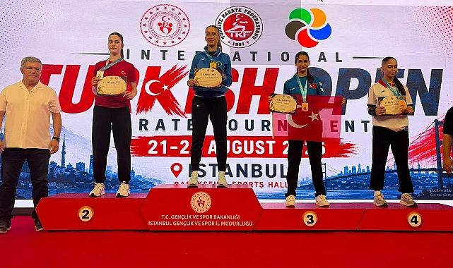 Bursalı karateci Naz Kayadere'den altın madalya