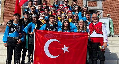 BUÜ Halk Oyunları Topluluğu Belçika'da Türkiye'yi temsil etti