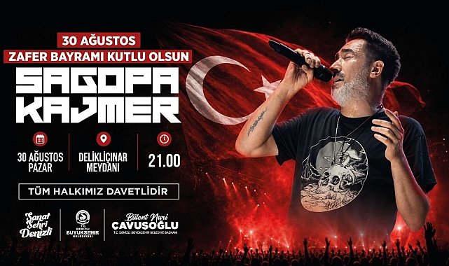 Büyük Zaferin 104. yılında Denizli'de Sagopa Kajmer rüzgarı esecek