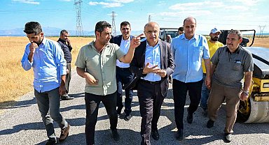 Büyükşehir, Yazıhan'da yol standardını yükseltti