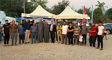 Büyükşehir'den mevsimlik tarım işçilerine destek