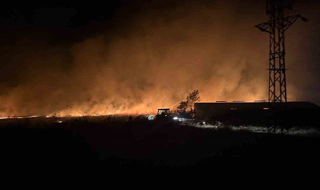 Çanakkale'de otluk alanda çıkan yangın söndürüldü