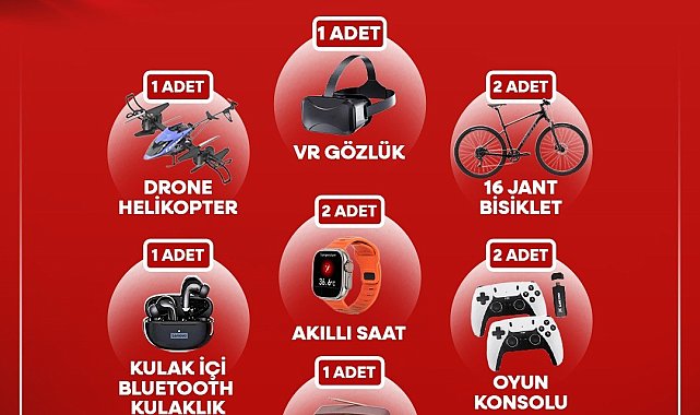 Canik Belediyesi'nden Zafer Bayramı özel çekilişi