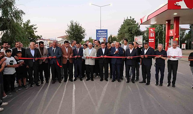 Çayırlı'da Binali Yıldırım Caddesi hizmete açıldı