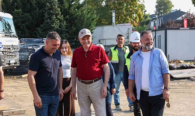 Cedidiye Kent Meydanı ve 19 Mayıs Spor Kampüsü inşaatında sona doğru