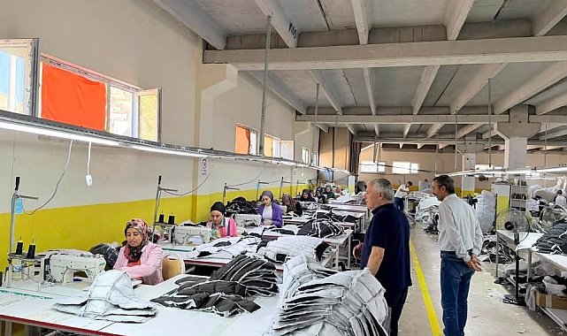 Çermik Belediyesinin tekstil fabrikası onlarca kişiye istihdam oluşturuyor