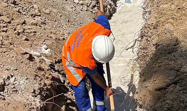 Çetibeli Mahallesi'nin içme suyu hatları yenileniyor