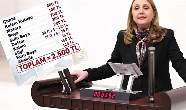 CHP'li Semra Dinçer'den okula dönüş eleştirisi... KDV sıfırlansın çağrısı