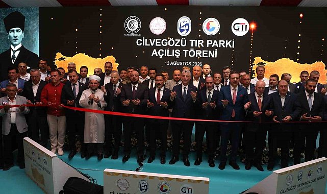 Cilvegözü'nde bin 200 tır kapasiteli tır parkının açılışı gerçekleştirildi