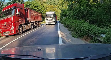 Cinayete teşebbüs gibi hatalı sollama kamerada