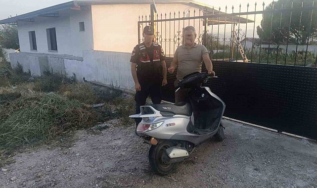Çine'de çalınan motosiklet JASAT çalışmasıyla bulundu