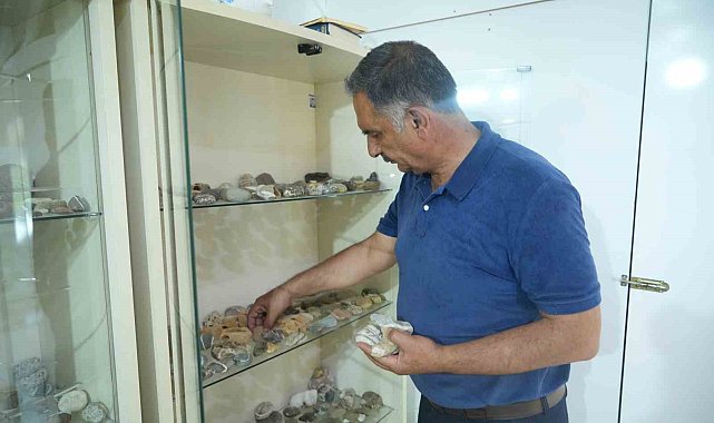 Çobanlık yaparken başlayan taş merakı 40 yıllık koleksiyona dönüştü