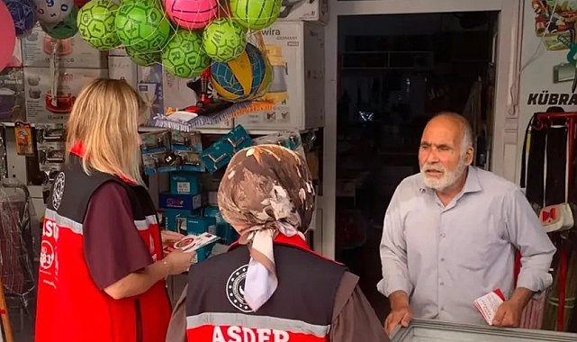 Çocuk işçiliğine karşı esnafa bilgilendirme