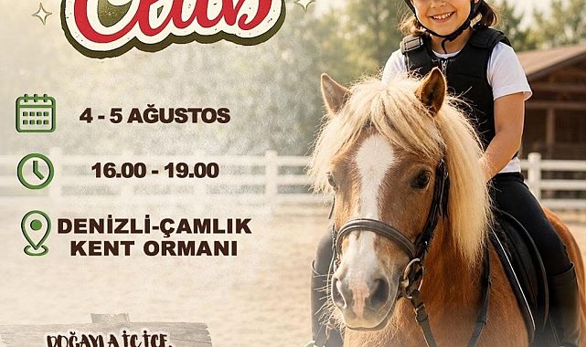 Çocuklar Çamlık Kent Ormanı'nda doğa içinde eğlence dolu iki gün yaşayacak