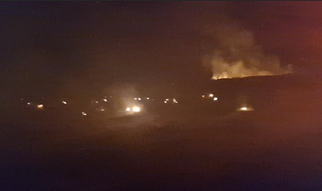 Çorum'da balya makinesi yangına sebep oldu: 500 dönüm anız küle döndü
