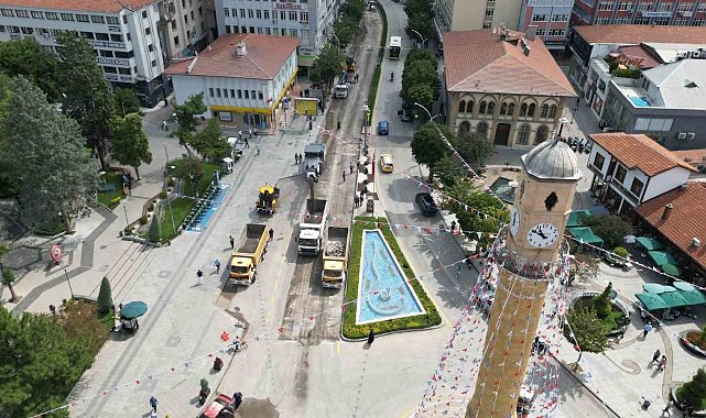 Çorum'un en işlek cadesi yenileniyor