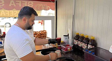 Çukurova sıcağında şalgam ve simit vatandaşların vazgeçilmezi oldu
