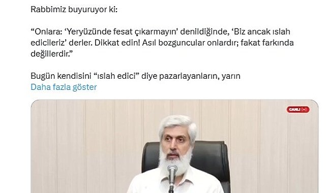 Cumhurbaşkanı Başdanışmanı Saral'dan Kuytul'a tepki: "Senin de suyun yeterince ısındı Kuytul"