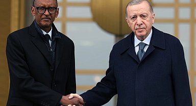 Cumhurbaşkanı Erdoğan ile Kagame ile görüştü