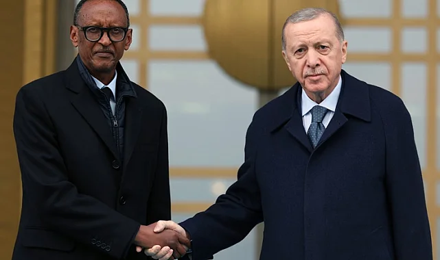 Cumhurbaşkanı Erdoğan ile Kagame ile görüştü