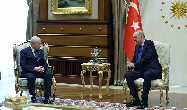Cumhurbaşkanı Erdoğan, MHP lideri Devlet Bahçeli'yi kabul etti