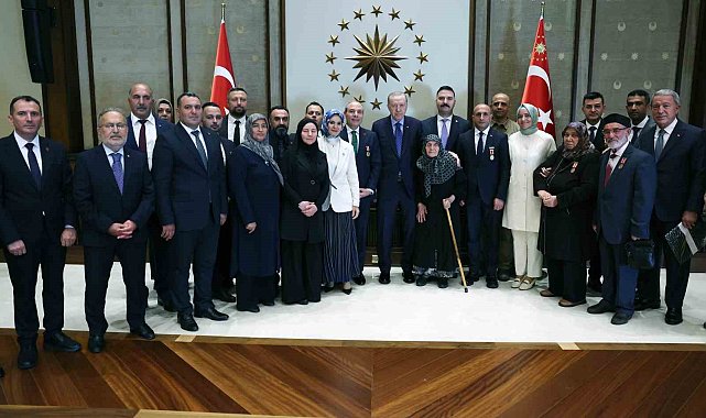 Cumhurbaşkanı Erdoğan: "Şimdiye kadar şehitlerimizin emanetlerine ve gazilerimize devletimizin tüm imkânlarını seferber ederek sahip çıktık"