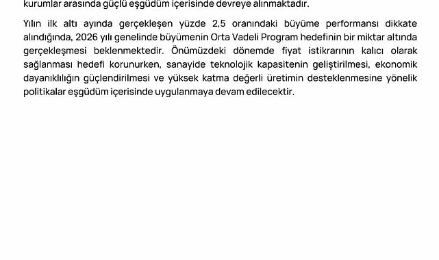 Cumhurbaşkanı Yardımcısı Yılmaz: "Yıllıklandırılmış milli gelirimiz 1,71 trilyon dolara yükselmiştir"