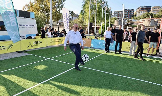 Darıca'da ayak tenisi heyecanı