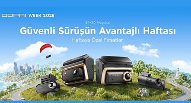 DDPAI Week ilk kez Türkiye'de başlıyor: Akıllı araç kameralarında özel indirimler ve hediyeler