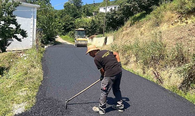 Dededüzü'nde yollar yenileniyor