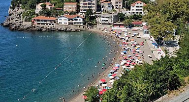 Denize giriş yasağı sona erdi, Kapuz'a akın ettiler