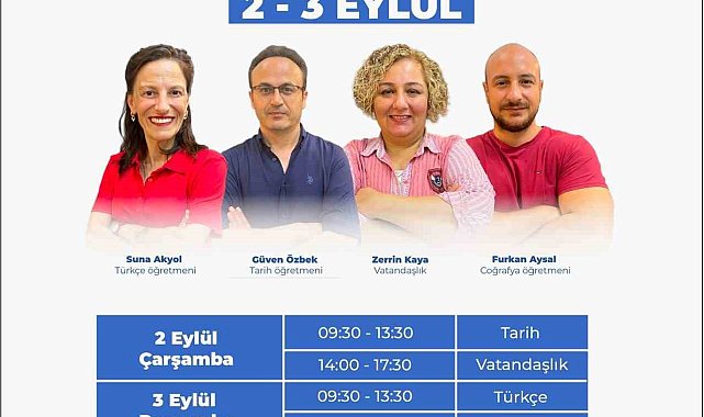 Denizli Büyükşehir'den KPSS adaylarına ücretsiz genel tekrar kampı