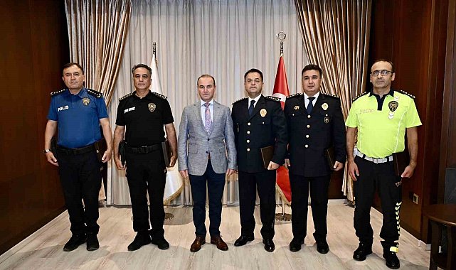 Denizli İl Emniyet Müdürlüğünde terfi heyecanı yaşandı
