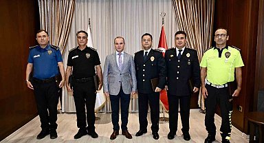 Denizli İl Emniyet Müdürlüğünde terfi heyecanı yaşandı